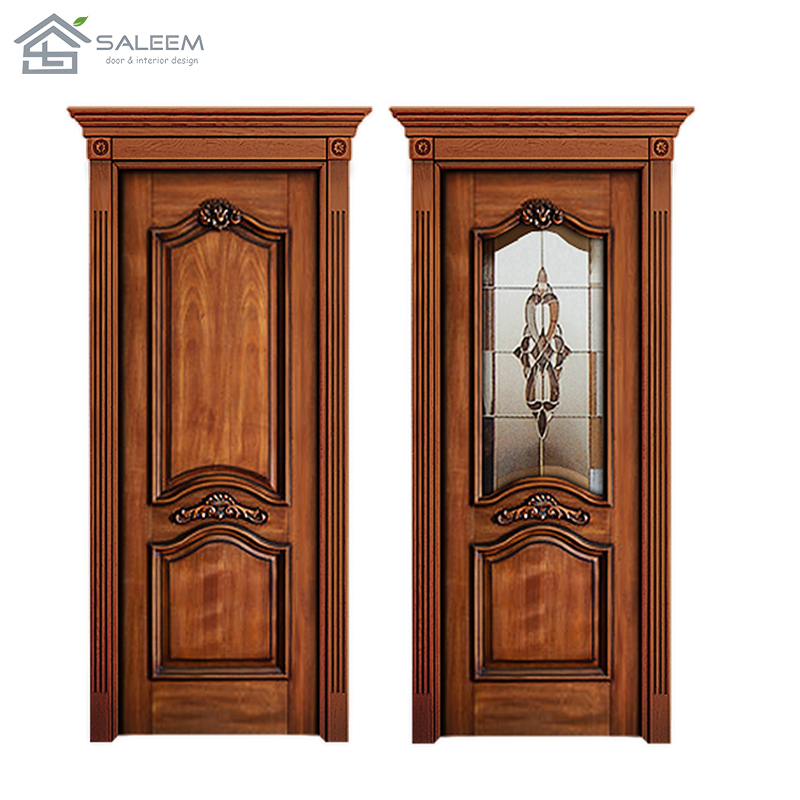 teal wood main door