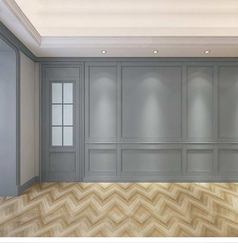 grey wall panel
